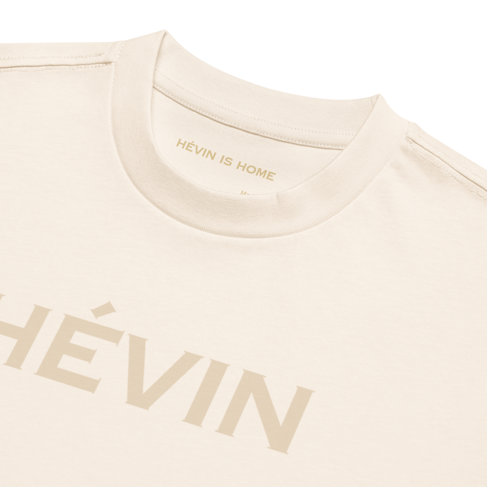 Logo Box Tee (Champagne Print)